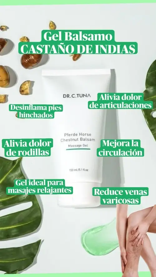 Gel Bálsamo Castaño de Indias - Alivia dolor y mejora circulación