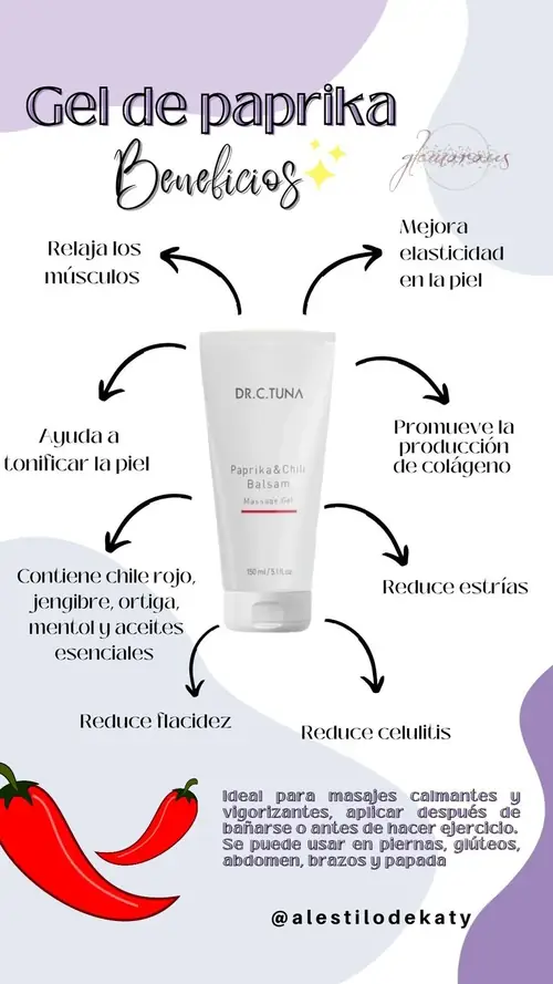 Gel de Paprika Dr. C. Tuna - Tonifica y reduce celulitis